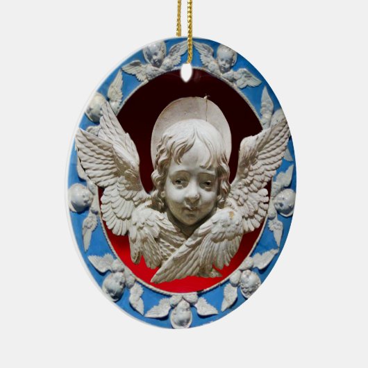 FLORENTINE RENAISSANCE ANGEL KERAMIK ORNAMENT (Rechts)
