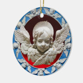 FLORENTINE RENAISSANCE ANGEL KERAMIK ORNAMENT (Links)