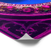 FLORENTINE RENAISSANCE ANGEL MIT BLUMENKRONE POSTER (Ecke)