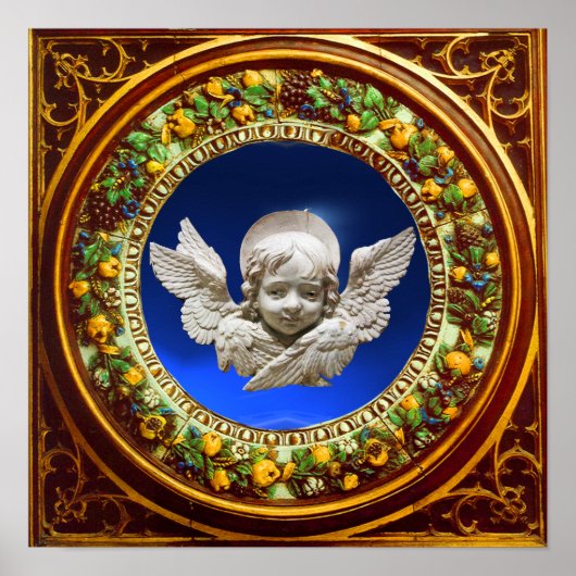 FLORENTINE RENAISSANCE ANGEL MIT BLUMENKRONE POSTER (Vorne)