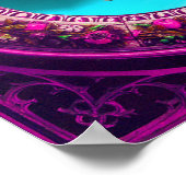 FLORENTINE RENAISSANCE ANGEL MIT BLUMENKRONE POSTER (Ecke)