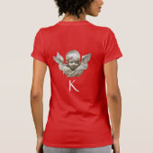 FLORENTINE RENAISSANCE ANGEL MONOGRAMM T-Shirt (Rückseite)