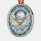 FLORENTINE RENAISSANCE ANGEL ORNAMENT AUS METALL (Links)
