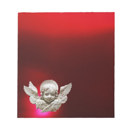 FLORENTINE RENAISSANCE ANGEL, rot Notizblock (Vorderseite)
