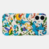FLORENTINE RENAISSANCE BLAUE WIRBEL, BLUME Case-Mate iPhone HÜLLE (Rückseite (Horizontal))
