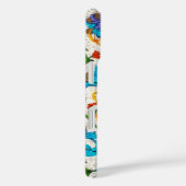 FLORENTINE RENAISSANCE BLAUE WIRBEL, BLUME Case-Mate iPhone HÜLLE (Rückseite / Rechts)