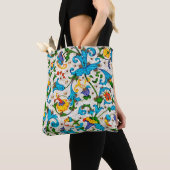 FLORENTINE RENAISSANCE BLAUE WIRBEL, BLUME TASCHE (Von Nahem)