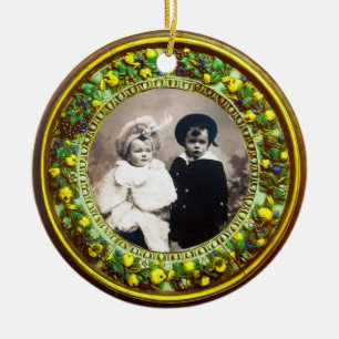 FLORENTINE RENAISSANCE FRUITS Fotovorlage Keramik Ornament