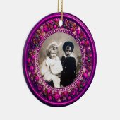 FLORENTINE RENAISSANCE FRUITS Fotovorlage Ruby Keramik Ornament (Rechts)