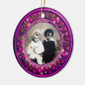 FLORENTINE RENAISSANCE FRUITS Fotovorlage Ruby Keramik Ornament (Links)