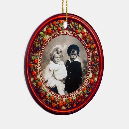 FLORENTINE RENAISSANCE FRUITS Fotovorlage Ruby Keramikornament (Rechts)