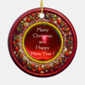 FLORENTINE RENAISSANCE FRUITS Fotovorlage Ruby Keramikornament (Hinten)