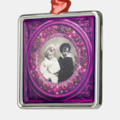 FLORENTINE RENAISSANCE FRUITS Fotovorlage Silbernes Ornament (Links)