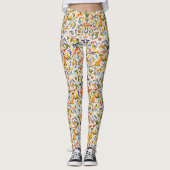 FLORENTINE RENAISSANCE GELBE BLUMENSCHWIMME, BLUME LEGGINGS (Vorderseite)
