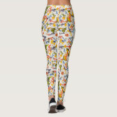 FLORENTINE RENAISSANCE GELBE BLUMENSCHWIMME, BLUME LEGGINGS (Rückseite)