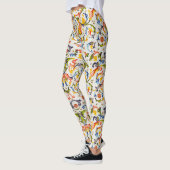 FLORENTINE RENAISSANCE GELBE BLUMENSCHWIMME, BLUME LEGGINGS (Links)