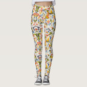 FLORENTINE RENAISSANCE GELBE BLUMENSCHWIMME, BLUME LEGGINGS (Vorderseite)