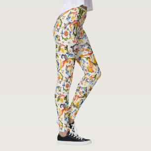 FLORENTINE RENAISSANCE GELBE BLUMENSCHWIMME, BLUME LEGGINGS