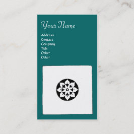 FLORENTINE RENAISSANCE HARMONIE, blau-grün Visitenkarte