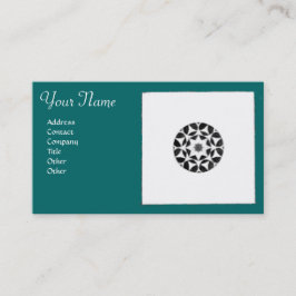 FLORENTINE RENAISSANCE HARMONIE, blau-grün Visitenkarte