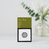 FLORENTINE RENAISSANCE HARMONIE, grün Visitenkarte (Stehend Vorderseite)