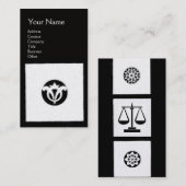 FLORENTINE RENAISSANCE HARMONY Legal Office Pearl Visitenkarte (Vorne/Hinten)