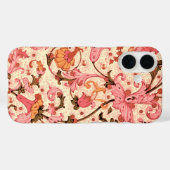 FLORENTINE RENAISSANCE PINK FLORALLE WIRBEL, BLUME Case-Mate iPhone HÜLLE (Rückseite (Horizontal))