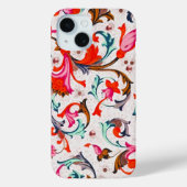 FLORENTINE RENAISSANCE RED FLORAL WIRBEL, BLUME Case-Mate iPhone HÜLLE (Rückseite)