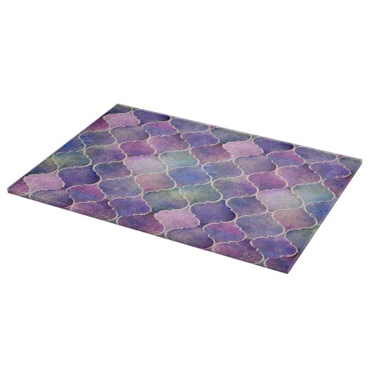 Florentine Tiles Glass Cutting Board Schneidebrett (Ecke)