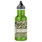 Florentine Watercolor Ivy mit Monogram Trinkflasche (Rechts)
