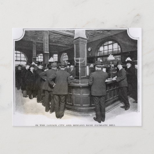 Florentiner Bank Postkarte (Vorderseite)