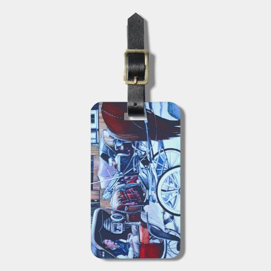 Florentiner Charm Gepäckanhänger (Vorderseite vertikal)