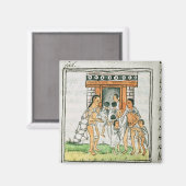 Florentiner Codex' von Bernardino de Sahagun Magnet (Vorderseite/Rückseite)