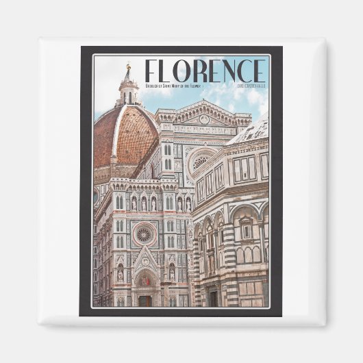 Florentiner Dom Magnet (Vorne)