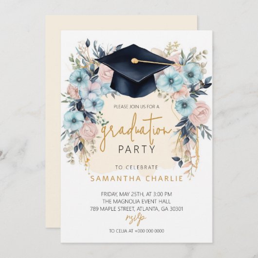 Florentiner Graduiertengruppe Einladung (Vorne/Hinten)