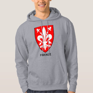 Florentiner Lilien-Wappen Feine Kunst Hoodie
