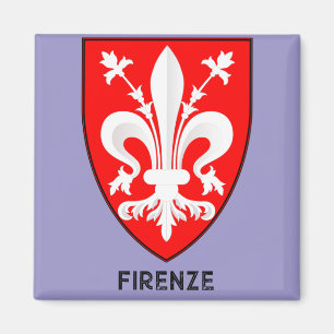 Florentiner Lilien-Wappen Feine Kunst Magnet