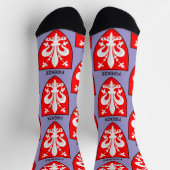 Florentiner Lilien-Wappen Feine Kunst Socken (Oben)