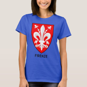 Florentiner Lilien-Wappen Feine Kunst T-Shirt