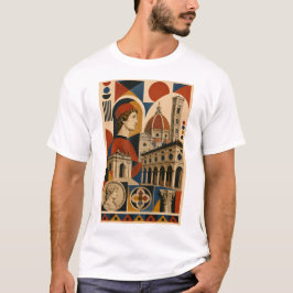 Florentiner Renaissance – Geometrisches Kunst T-Sh T-Shirt