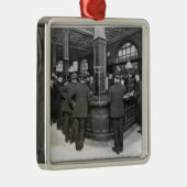 Florentinische Bank Silbernes Ornament (Rechts)