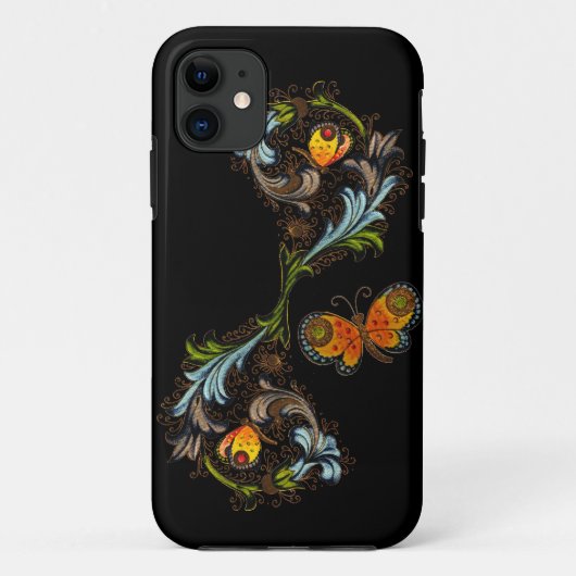Florentinische malende BlumenCase-Mate iPhone5 Case-Mate iPhone Hülle (Rückseite)