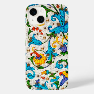 FLORENTINISCHE RENAISSANCE BLAUE BLUMENRANKEN,BLUM Case-Mate iPhone 14 HÜLLE