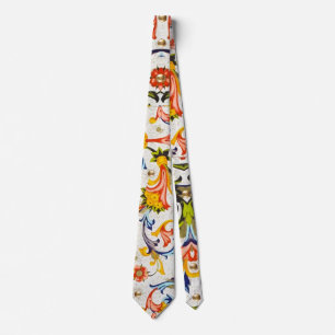 FLORENTINISCHE RENAISSANCE BLUMENRANKEN,BLUMEN KRAWATTE