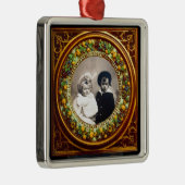 FLORENTINISCHE RENAISSANCE TRÄGT Foto-Schablone Silbernes Ornament (Rechts)