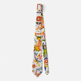 FLORENTINISCHE RENAISSANCE WIRBEL, BLUME KRAWATTE