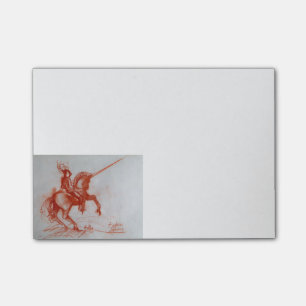 FLORENTINISCHER RITTER ZU PFERD POST-IT KLEBEZETTEL