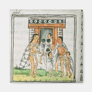 Florentinisches Codex durch Bernardino de Sahagun Magnet
