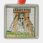 Florentinisches Codex durch Bernardino de Sahagun Ornament Aus Metall (Vorne)