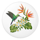 Florenvögel des Paradieses und des Hummingvogels  Keramikknauf (Vorderseite)